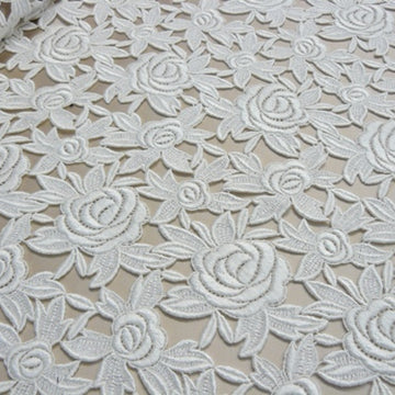 CHUNKY ROSE GUIPURE LACE