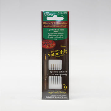Clover - Black Gold Hand Sewing Needles (Applique/Sharps)