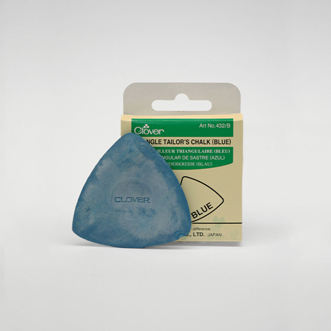 Clover Triangle Tailor's Chalk (Blue) - Judith M Millinery Supply House