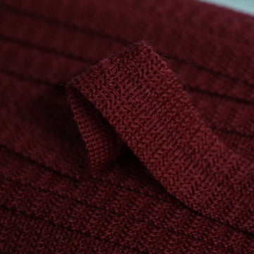 22mm Wool Binding - Wine Red