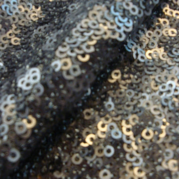 Disco Sterling - Stretch Tulle Sequins