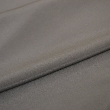 Licorice Grey Silk Crepe De Chine