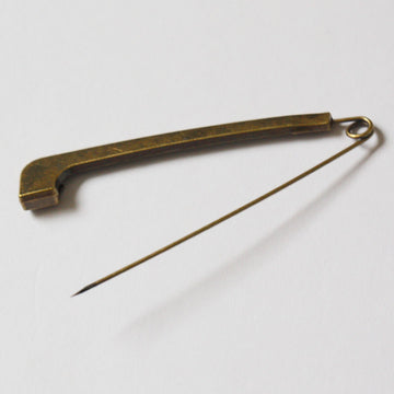 Fancy Pin Antique Gold - 7.5cm (3")