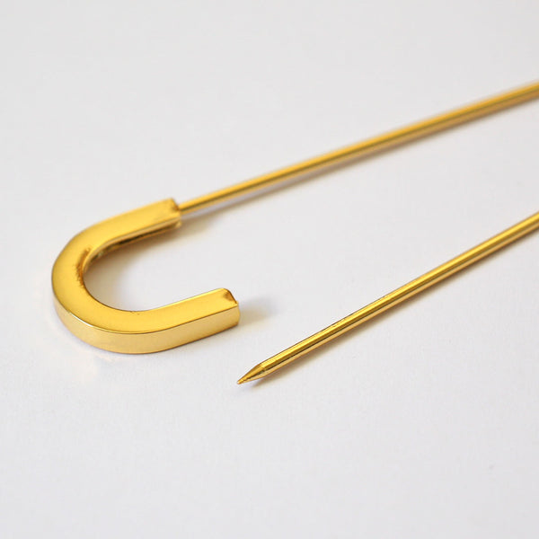 U Kilt Pin/Shiny Gold - 7.5cm (3")