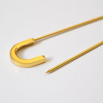 U Kilt Pin/Shiny Gold - 7.5cm (3")