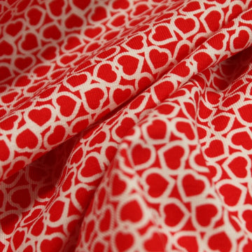 Love Hearts - Stretch Jersey