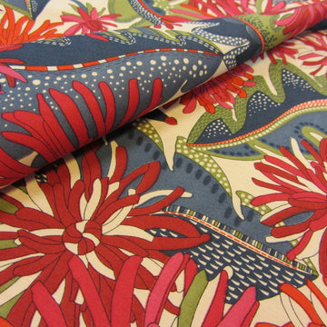 Liberty - Becci Navy/Red Tana Lawn