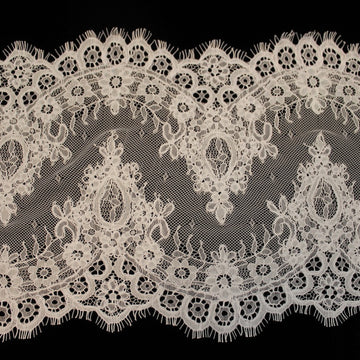 Embroidered Tulle Trim