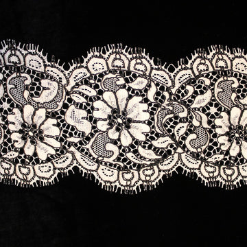 Ivory/Black Corded Trim