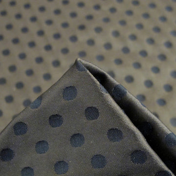 Black/Brown Jacquard Camelot Dot