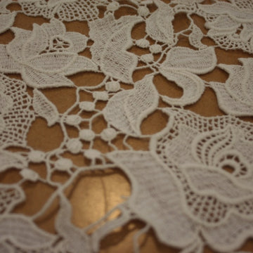 Guipure Lace Ivory - Cotton