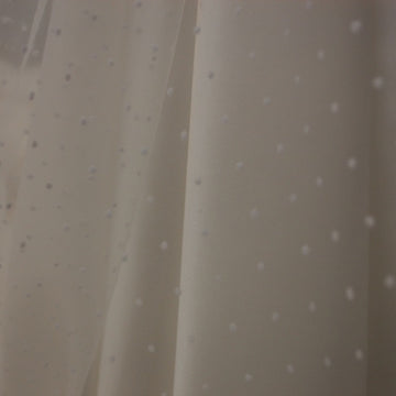 Spot Tulle - Ivory/White Spot