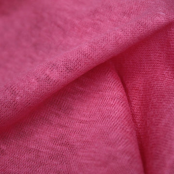 Hot Pink Linen Knit