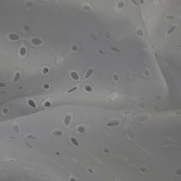 White Flowered Lace