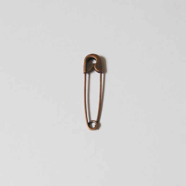 Matte Antique Brass Jumbo Pin 7.5cm (3")