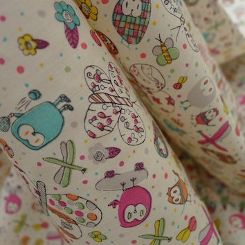 Liberty-Eliza's Owls Pink