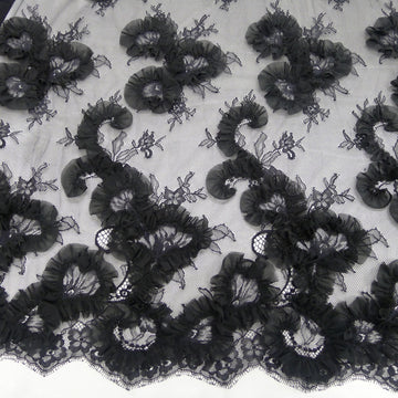 Embroidered Tulle Ribbon