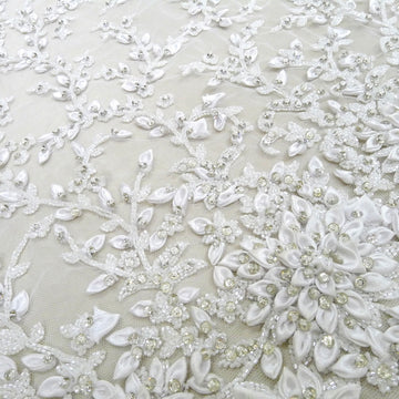 Embellished Tulle Ivory