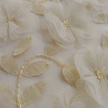 Appliqued Silk Georgette