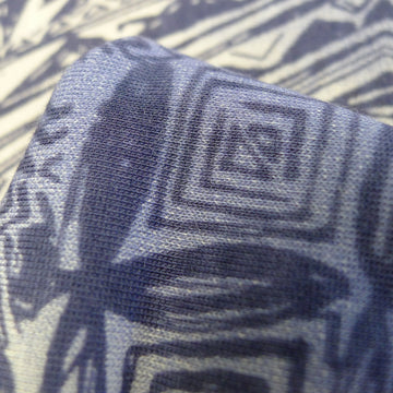 Etched Denim Print