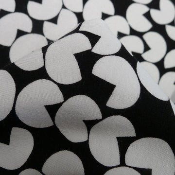 Black Petal Print