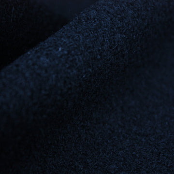Black Boucle - Boiled Wool