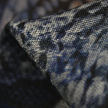 River Snakes - Wool Georgette