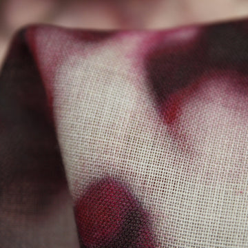 Red In The Mix - Wool Georgette