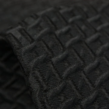 Black Mattelasse Jacquard