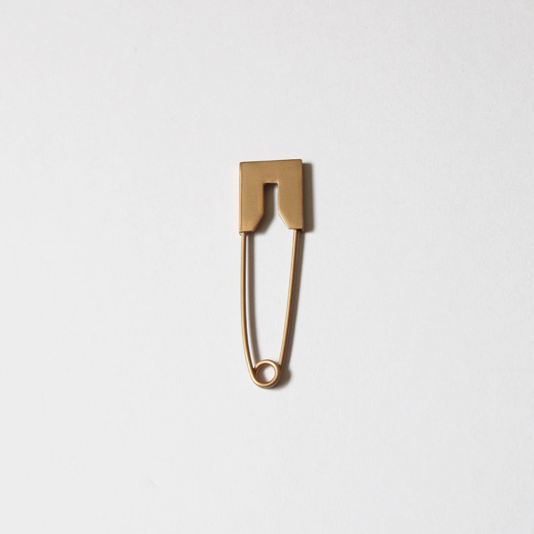 Modern Kilt Pin Matte Pale Gold - 7.5cm (3