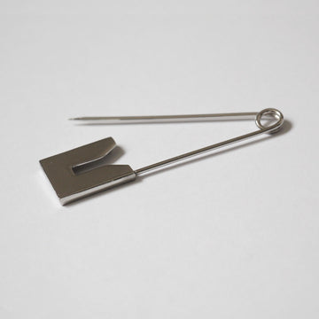 Modern Kilt Pin Shiny Silver Nickle - 7.5cm (3")