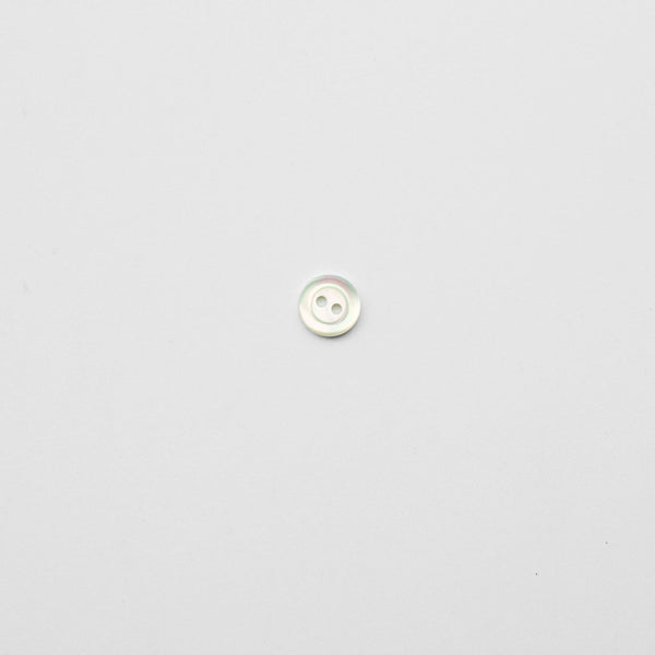 Mother Of Pearl Shirt Button - 12mm - 2 Hole