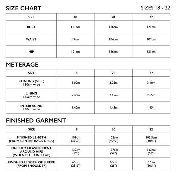 Oslo Coat Pattern