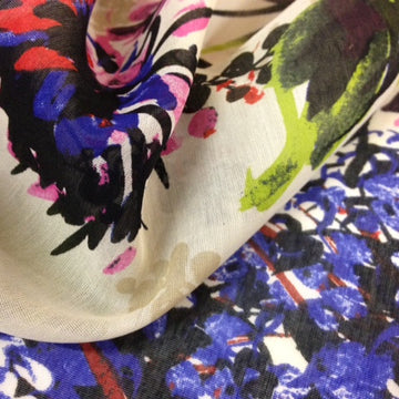 Painted Bouquet Voile