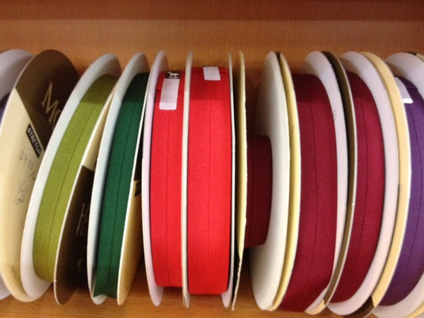 18mm Stretch Fold-Over Binding - Chartreuse