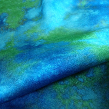 Lagoon Satin Silk Chiffon