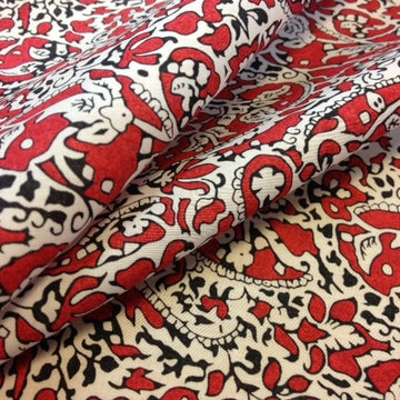 Liberty - Lagos Laurel Red Tana Lawn