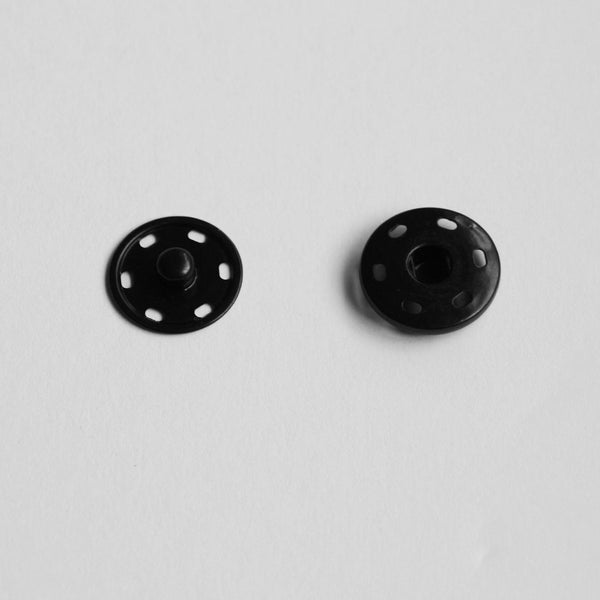 21mm Press Studs - Black