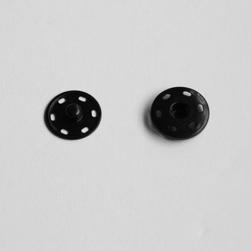 21mm Press Studs - Black