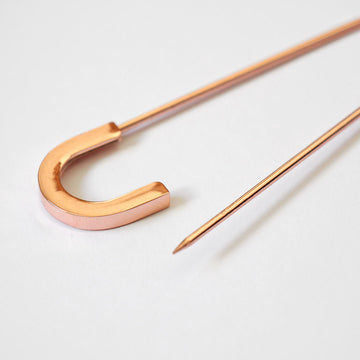 U Kilt Pin/Rose Gold - 7.5cm (3")
