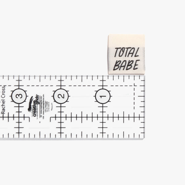 KATM Woven Labels  - 'Total Babe' - Woven Sewing Labels 10 Pack