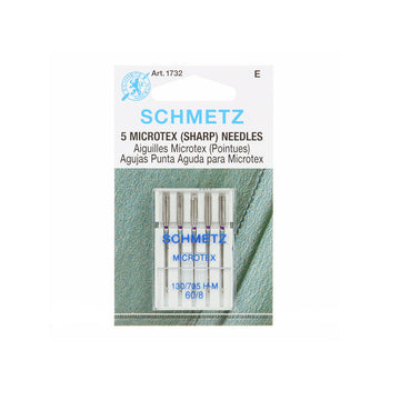 Schmetz Needles - Microtex Sharp Needle Size 60
