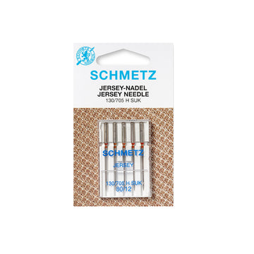 Schmetz Needles - Jersey, Ball Point 80