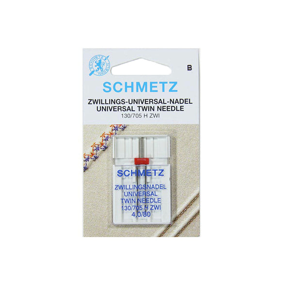 Schmetz Needles - Universal Twin Needle - 4.0mm