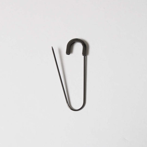 U Kilt Pin/Shiny Black - 7.5cm (3")