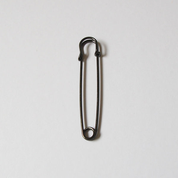 Kilt Pin Shiny Black Nickel - 10cm (4")